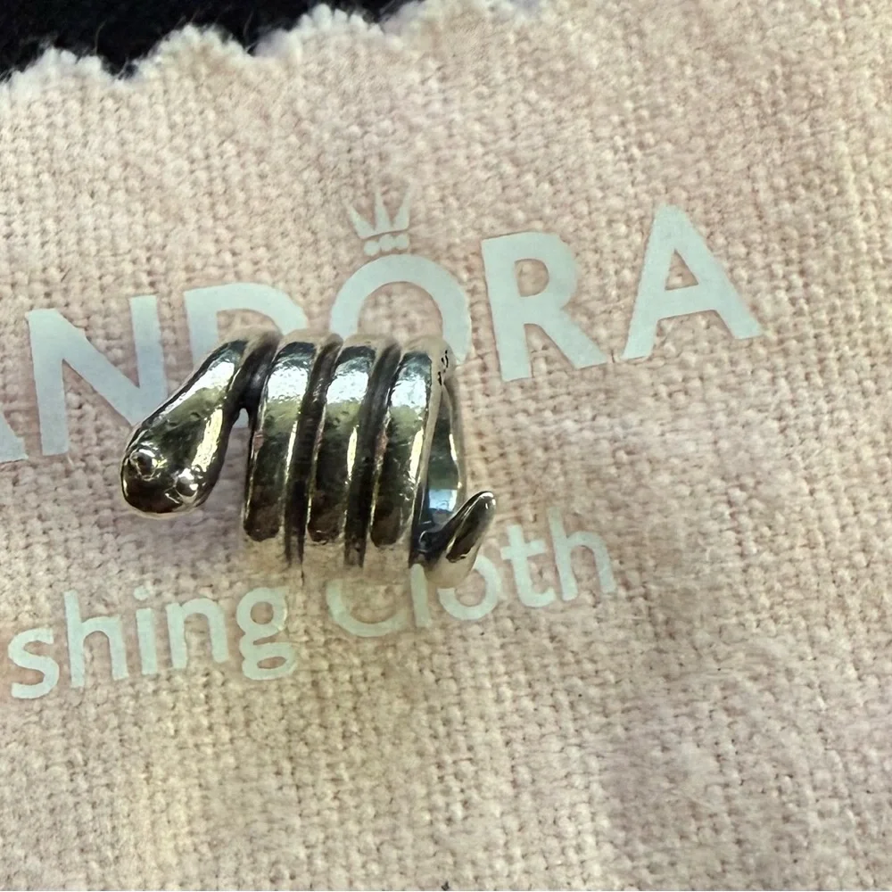 Pandora Silver Snake charm - Picture 3 of 3